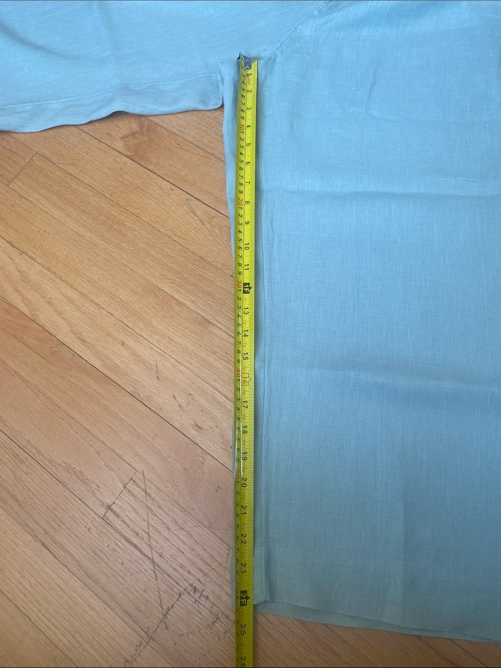 J. Crew Wide Leg Linen Blend Pants in Pale Sage Green - Picture 7 of 7